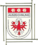 Ausgezeichnet mit 3 Edelweiss vom Landesverband der Privatvermieter Tirols